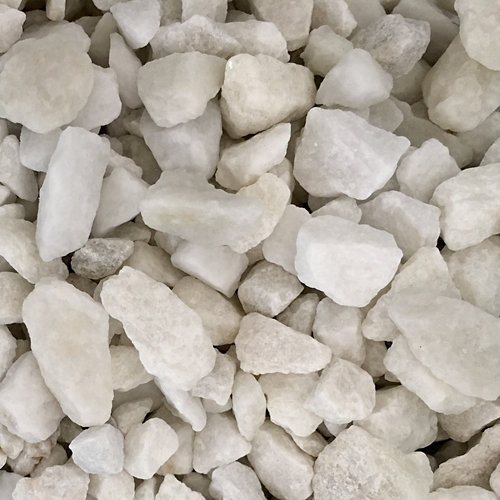 Saco de piedra calcárea triturada blanco 1000kg 8 y 12 mm