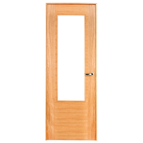 puerta niza roble de apertura izquierda de 72.5 cm