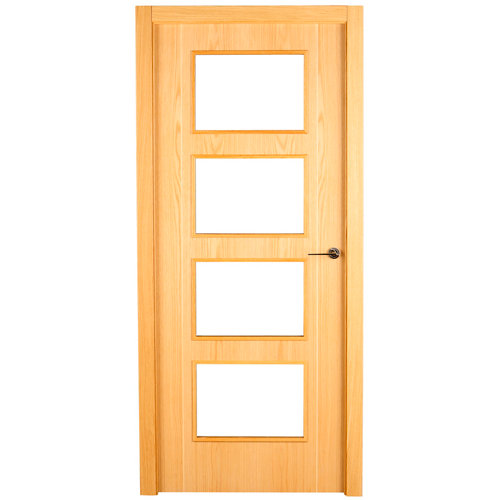 puerta sidney roble de apertura izquierda de 82.5 cm