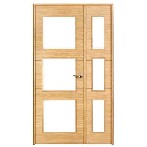 Puerta oslo acacia ciega 110x62,5 cm d 24 puerta viena roble de apertura izquierda de 125 cm