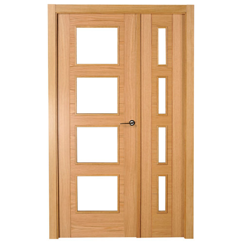 Puerta de interior corredera lisboa roble de 62.5 cm 25 puerta noruega roble de apertura izquierda de 125 cm