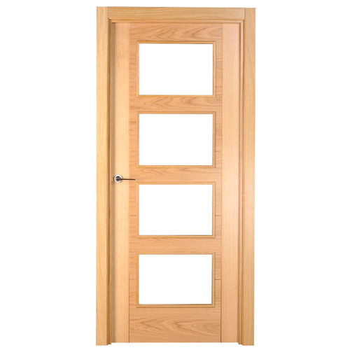 puerta noruega roble de apertura derecha de 82.5 cm