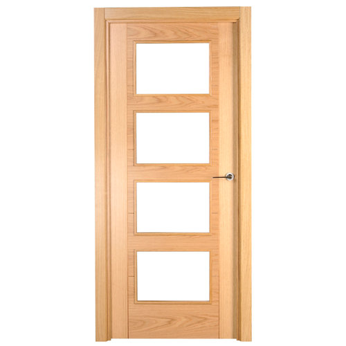 puerta noruega roble de apertura izquierda de 72.5 cm