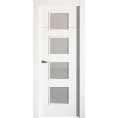 puerta lisboa sapelly de apertura izquierda de 145 cm 26 puerta lucerna plus blanco de apertura derecha de 92.5 cm