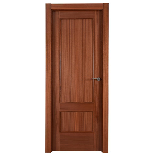 Escalera 1/4 de giro long line uso interior ancho total 90cm blanco/nogal 27 puerta atenas sapelly de apertura izquierda de 72.5 cm