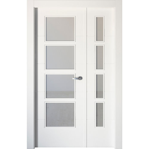puerta lucerna plus blanco de apertura izquierda de 125 cm