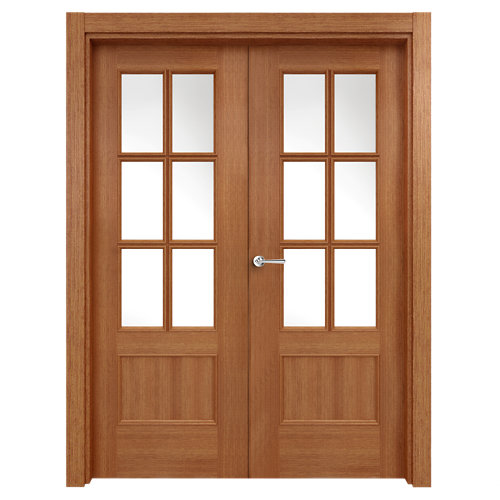 Escalera recta long uso interior ancho total 90 cm acabado cromo/nogal 23 puerta atenas sapelly de apertura izquierda de 125 cm