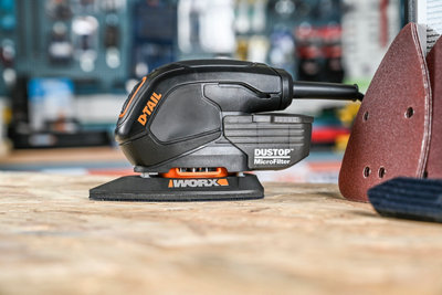 Multilijadora con cable WORX de 65 w con maletín y lijas · LEROY MERLIN
