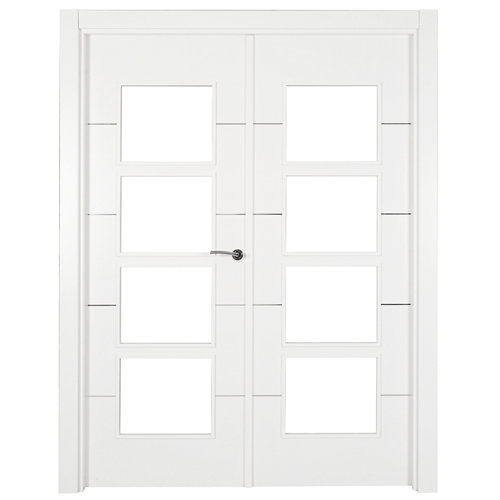 puerta paris blanco de apertura izquierda de 145 cm