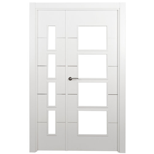 puerta paris blanco de apertura derecha de 105 cm