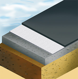 Geotextil de poliéster
