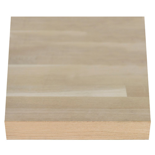 Encimera de madera maciza para cocina roble p1 color natural 65 x 250 x 2,6 cm