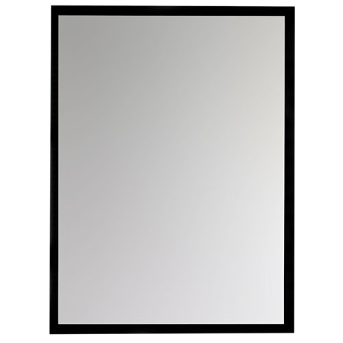 Espejo de baño argo negro 80 x 80 cm