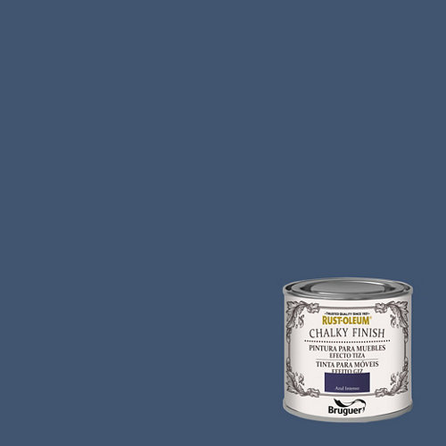 Kit pintar pequeñas superficies + cinta carrocero dexter 22 Pintura a la tiza chalky finish rust-oleum 125 ml azul intenso