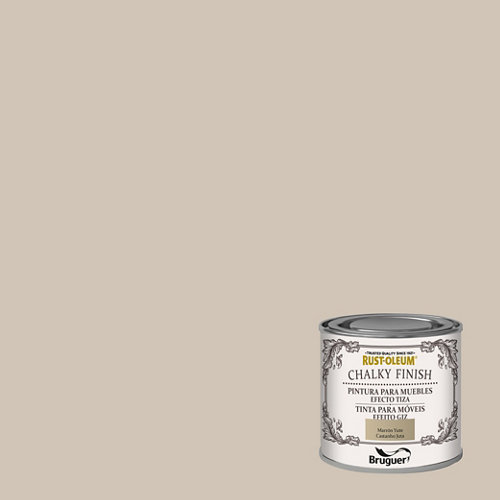 Pintura a la tiza chalky finish rust-oleum 125 ml marrón yute