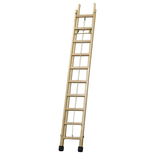 Escalera extensible escaleras villar 10+9 peldaños 5.7 m altura máxima