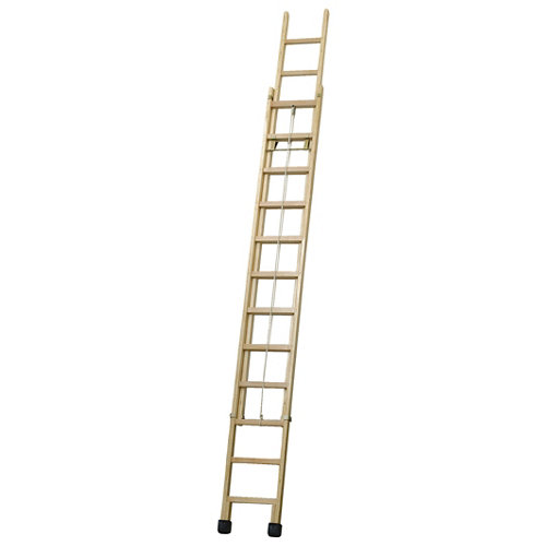 Escalera extensible escaleras villar 12+11 peldaños 6.7 m altura máxima