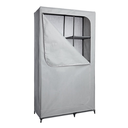 puerta lisboa roble de apertura izquierda de 62.5 cm 28 Armario tela con cremallera spaceo gris 180x100x45cm