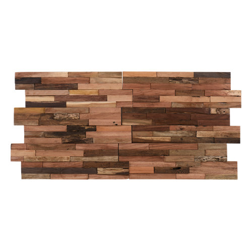 Revestimiento de madera serie ultrawood teak colorado