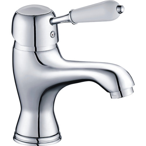Grifo lavabo monomando edouard rousseau retro cromado de la marca EDOUARD ROUSSEAU en acabado de color Gris / plata fabricado en Latón