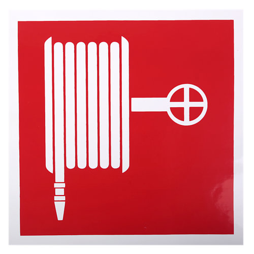 Cartel adhesivo boca incendio