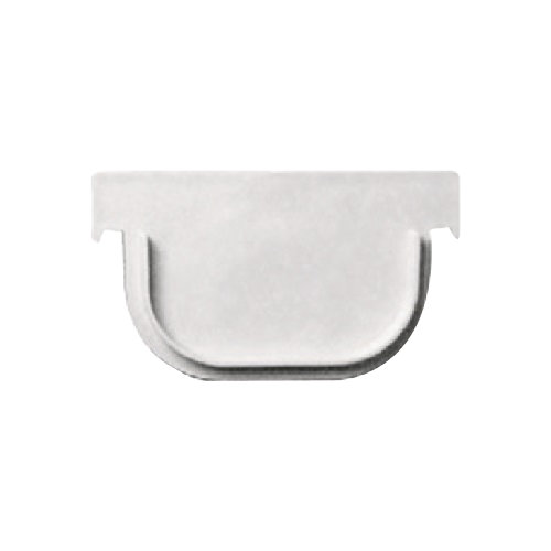 Tapón para canaleta gris 15 2x10 cm