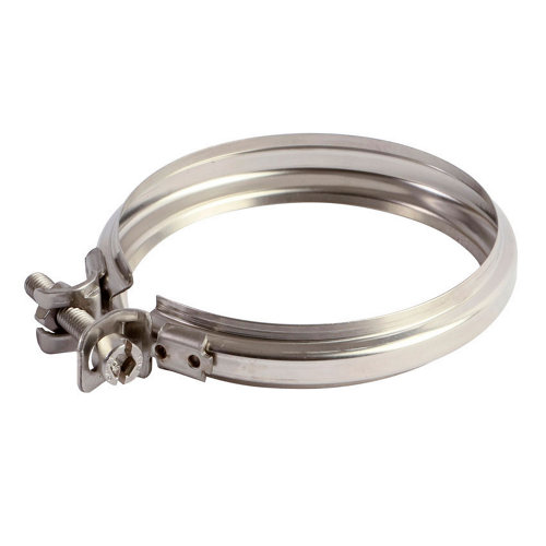 Fijo para tubo y taco de acero inoxidable de 200 de diámetro