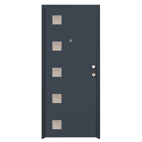 Suelo laminado ac5 artens extrem zaragoza mod034. válido para baños y cocinas 28 Puerta de entrada metálica izquierda gris de 93x209.5 cm