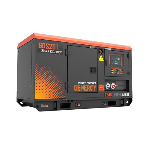 Grupo electrógeno genergy gds20t diésel de 14400 w