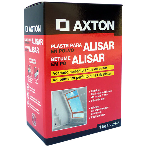 Pintura multisuperficie satinado al agua luxens 125 ml white 20 Plaste en polvo para alisar axton 1 kg
