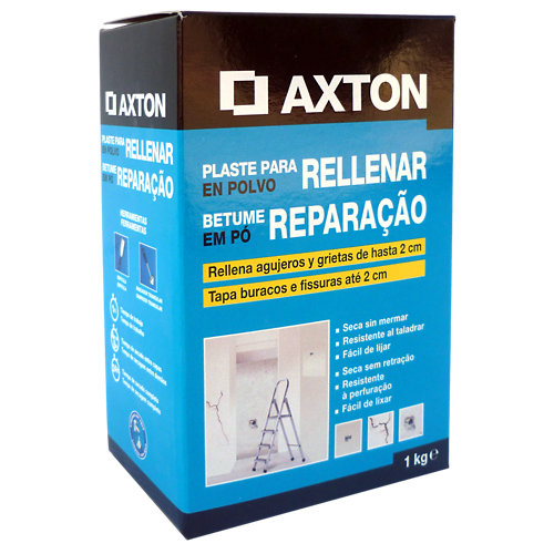 Plaste en polvo para rellenar axton 1 kg