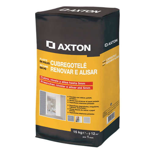 Plaste en polvo cubregotelé axton 15 kg