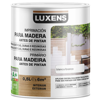Imprimación para maderas de exterior LUXENS 0,5L