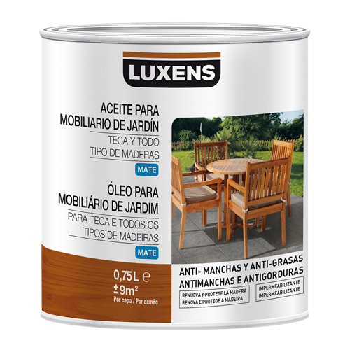 Aceite de teca para madera luxens 750 ml teca