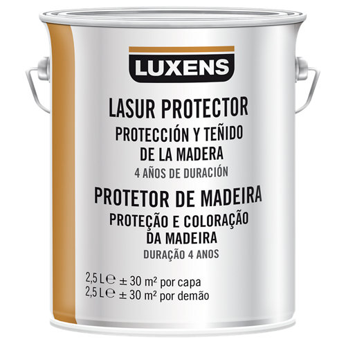 Protector madera exterior luxens satinado 2.5 l incoloro