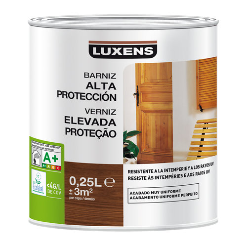 Rollo fieltro nespoli 1x10 m 21 Barniz exterior luxens satinado 250 ml teca