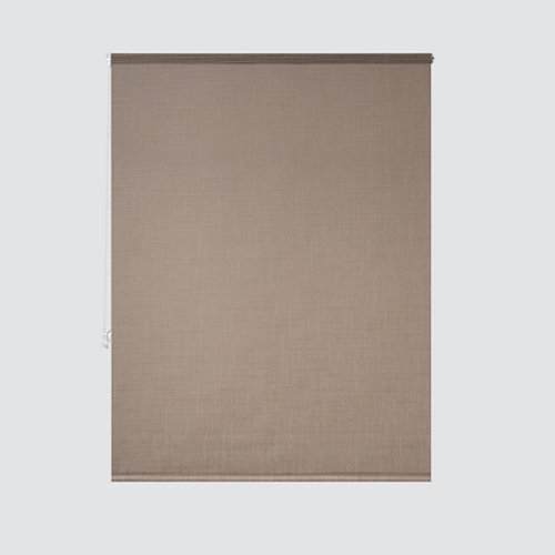 Estor enrollable panda natural beige de 94x250cm