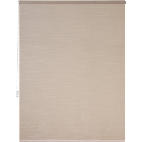 Estor enrollable panda lino beige de 109x250cm