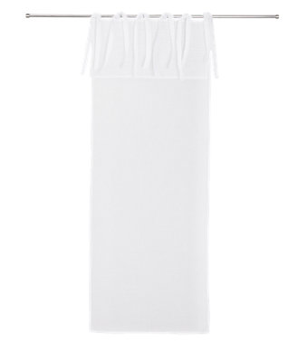 2 visillos tendina Nouettes blanco 45x120 cm