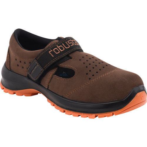 Zapatos de seguridad robusta 92096 s1 marrón t41