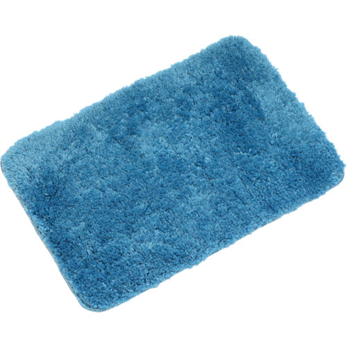 Alfombra de baño suau rectangular azul 40x60 cm