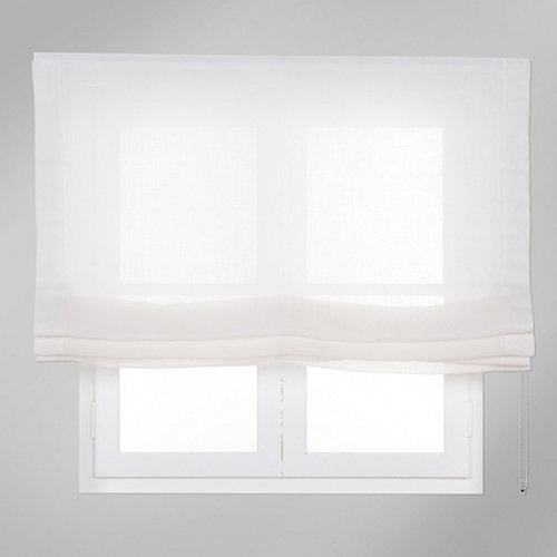 Estor plegable blanco fórum 105x175 cm