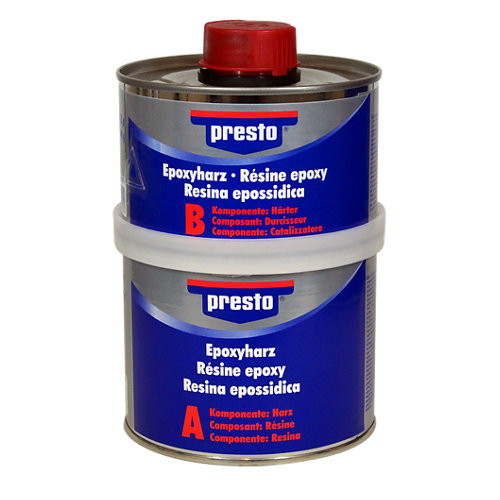 Mango de acero de recambio para rodillos de 6 cm dexter 19 Resina epoxi presto 0 5 kg