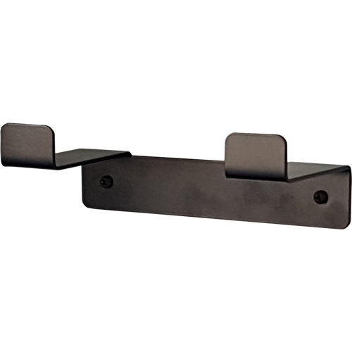 Percha de baño outline negro mate