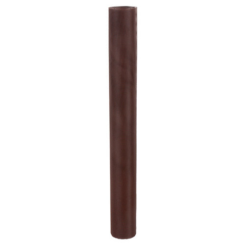 Malla plástica cuadrada 05 tenax 1x5 m marrón