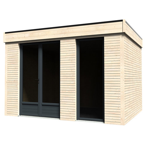 Caseta de madera eco logde 9 de 365x249x299 cm y 10.91 m2