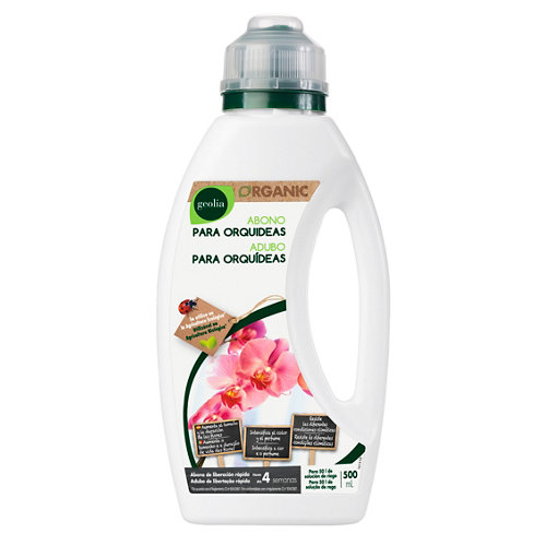 Fertilizante para orquídeas geolia para uso ecológico 500ml