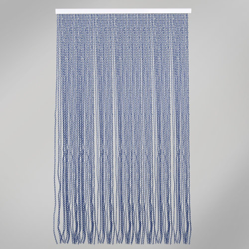 Cortina de puerta pvc enna azul 120 x 210 cm