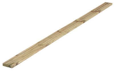 Pack de 5 lamas de madera de pino para exterior 9.5x205 cm y 25 mm