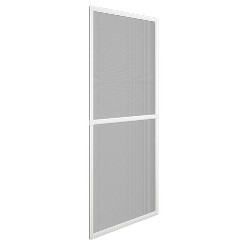 Puerta nike blanco de apertura derecha de 62.50 cm 23 Mosquitera corredera para balconera de fibra de vidrio de 100x220 cm